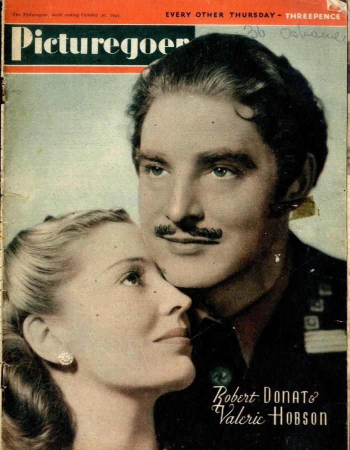 PICTUREGOER magazine side cover Issue 592  Weekly 30 October 1943
