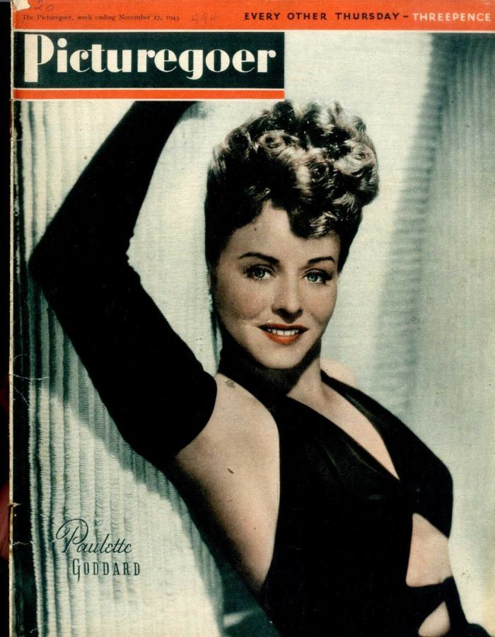 PICTUREGOER magazine side cover Issue 594  Weekly 27 November 1943