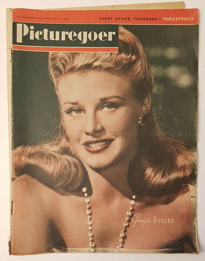 PICTUREGOER magazine side cover Issue 604  Weekly 15 April 1944