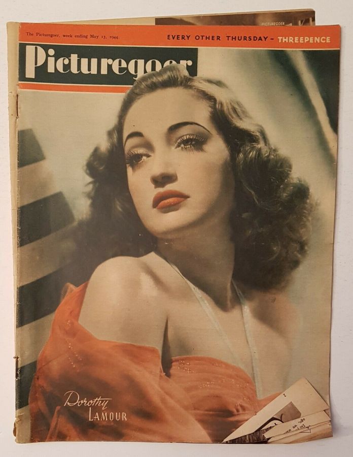 PICTUREGOER magazine side cover Issue 606  Weekly 13 May 1944