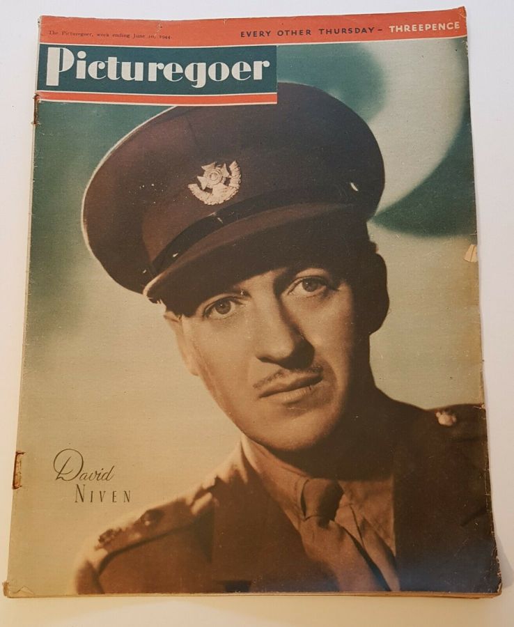 PICTUREGOER magazine side cover Issue 608  Weekly 10 June 1944