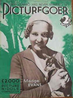 PICTUREGOER magazine side cover Issue 61  Weekly 23 July 1932