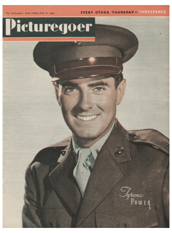 PICTUREGOER magazine side cover Issue 611  Weekly 22 July 1944