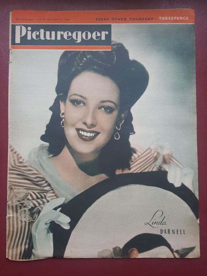 PICTUREGOER magazine side cover Issue 612  Weekly 5 August 1944