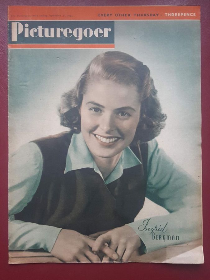 PICTUREGOER magazine side cover Issue 616  Weekly 30 September 1944