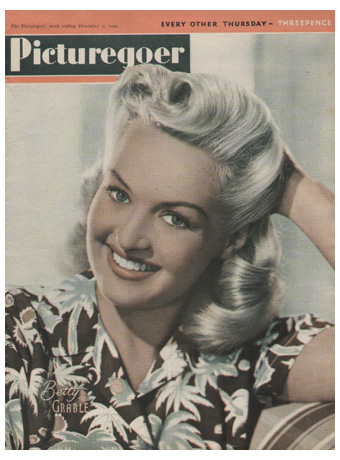 PICTUREGOER magazine side cover Issue 621  Weekly 9 December 1944