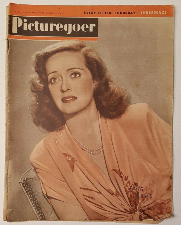 PICTUREGOER magazine side cover Issue 624  Weekly 20 January 1945