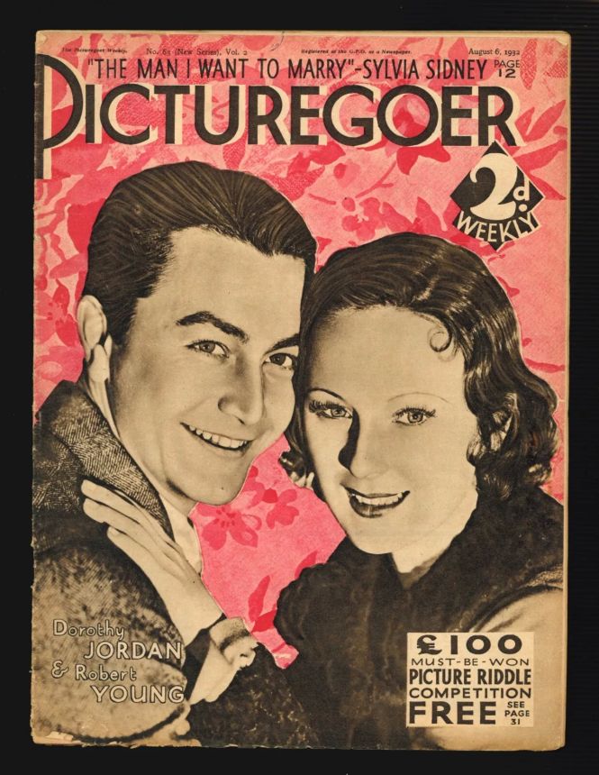 PICTUREGOER magazine side cover Issue 63  Weekly 6 August 1932