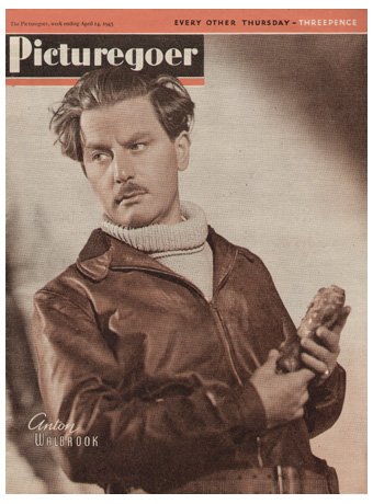 PICTUREGOER magazine side cover Issue 630  Weekly 14 April 1945