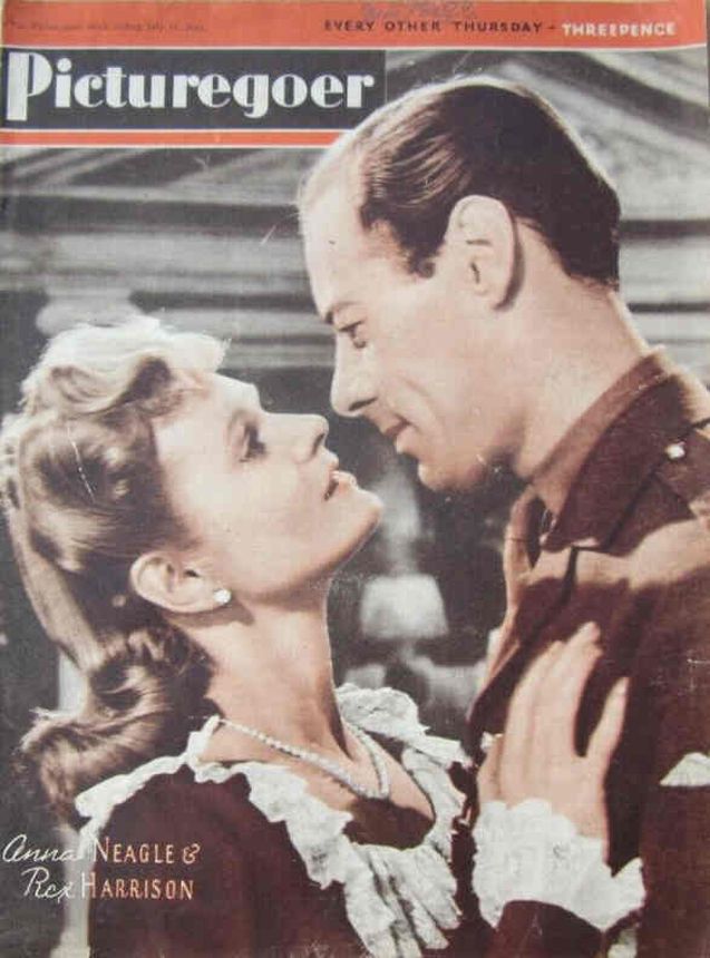 PICTUREGOER magazine side cover Issue 637  Weekly 21 July 1945