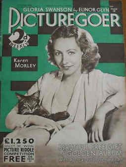 PICTUREGOER magazine side cover Issue 64  Weekly 13 August 1932