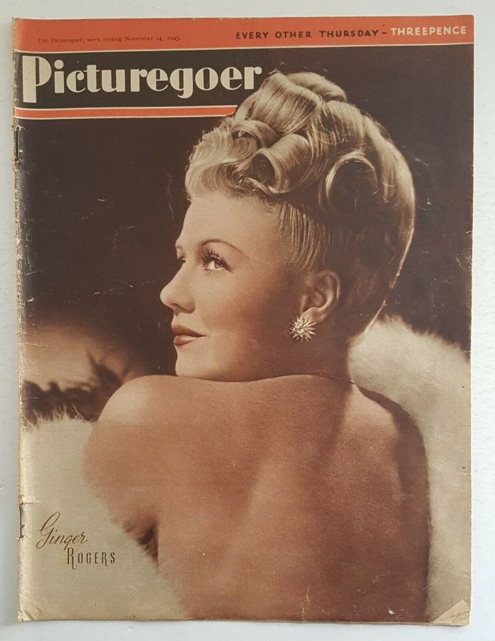 PICTUREGOER magazine side cover Issue 646  Weekly 24 November 1945