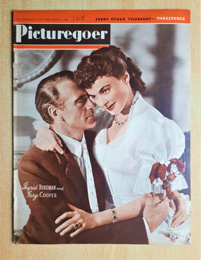 PICTUREGOER magazine side cover Issue 653  Weekly 2 March 1946