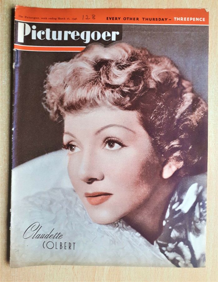 PICTUREGOER magazine side cover Issue 654  Weekly 16 March 1946