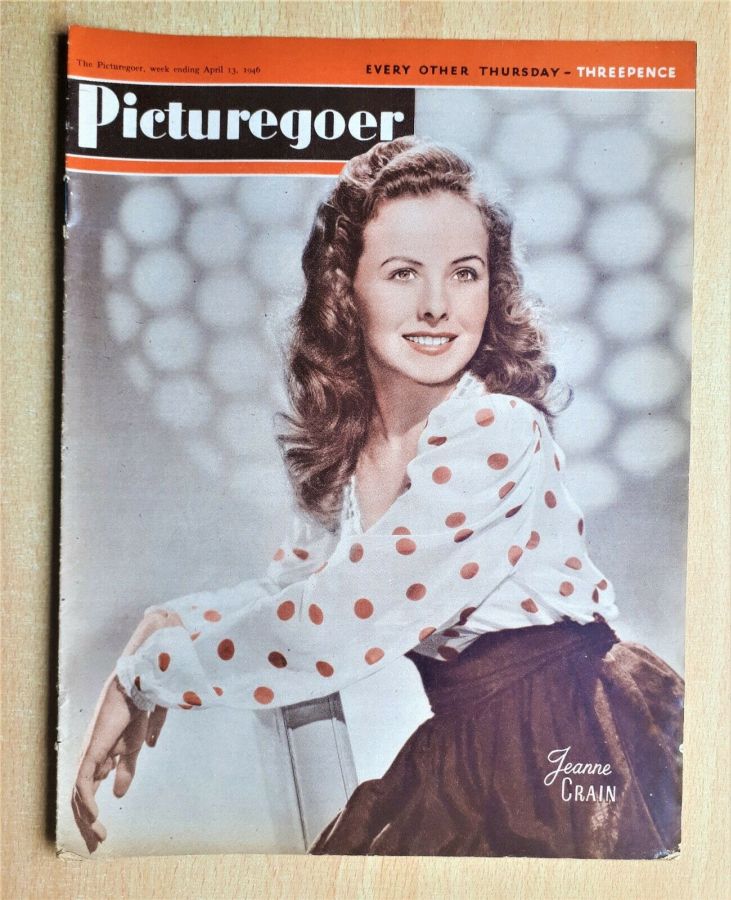 PICTUREGOER magazine side cover Issue 656  Weekly 13 April 1946