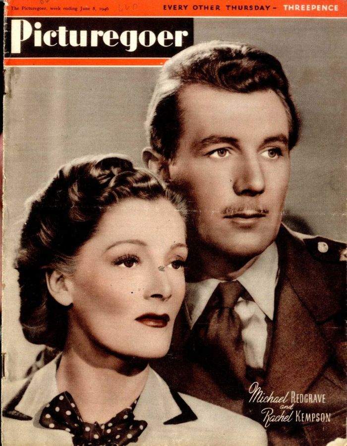 PICTUREGOER magazine side cover Issue 660  Weekly 8 June 1946