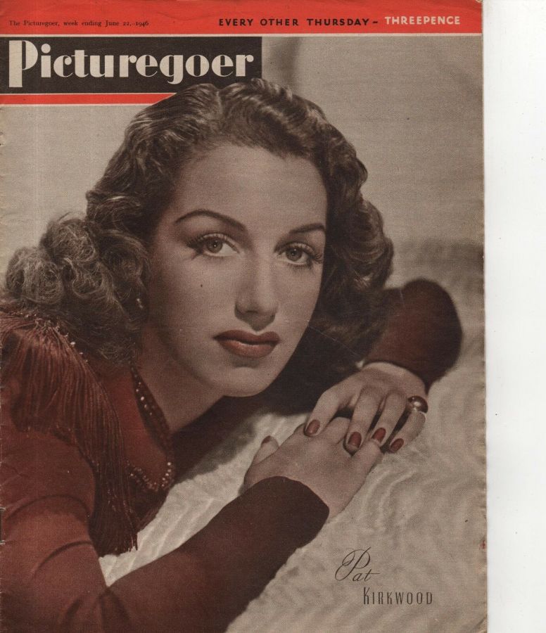 PICTUREGOER magazine side cover Issue 661  Weekly 22 June 1946