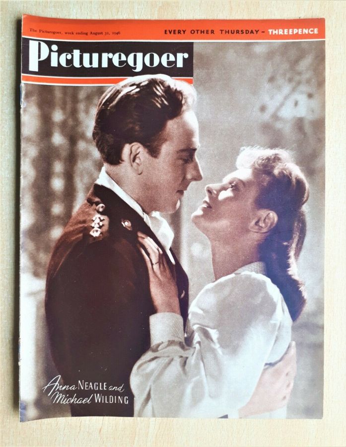PICTUREGOER magazine side cover Issue 666  Weekly 31 August 1946