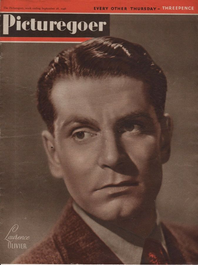 PICTUREGOER magazine side cover Issue 668  Weekly 28 September 1946