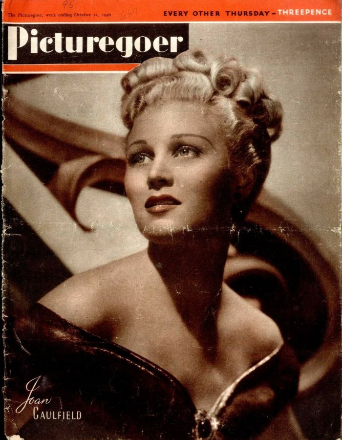 PICTUREGOER magazine side cover Issue 669  Weekly 12 October 1946