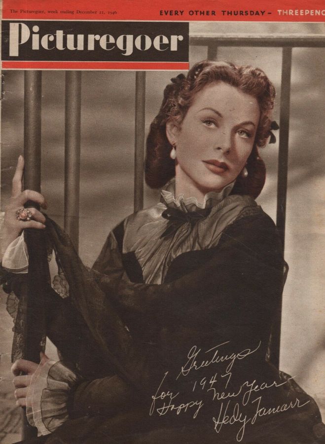 PICTUREGOER magazine side cover Issue 674  Weekly 21 December 1946