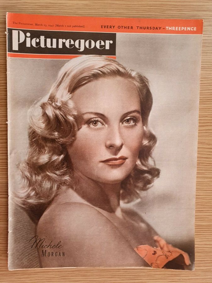 PICTUREGOER magazine side cover Issue 679  Weekly 15 March 1947