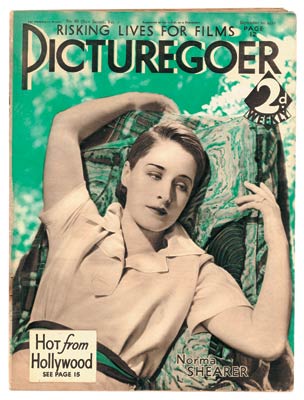 PICTUREGOER magazine side cover Issue 68  Weekly 10 September 1932