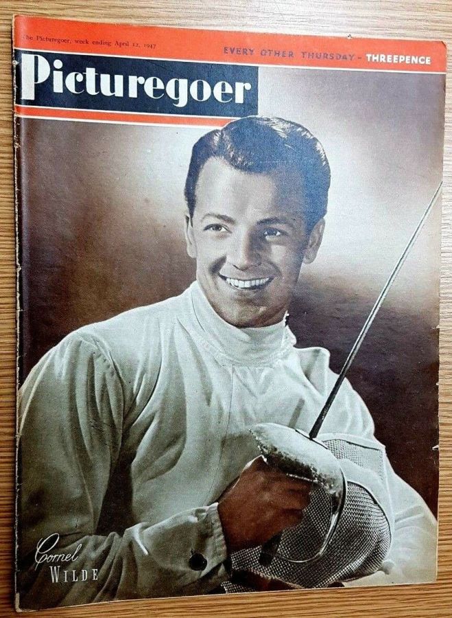 PICTUREGOER magazine side cover Issue 681  Weekly 12 April 1947