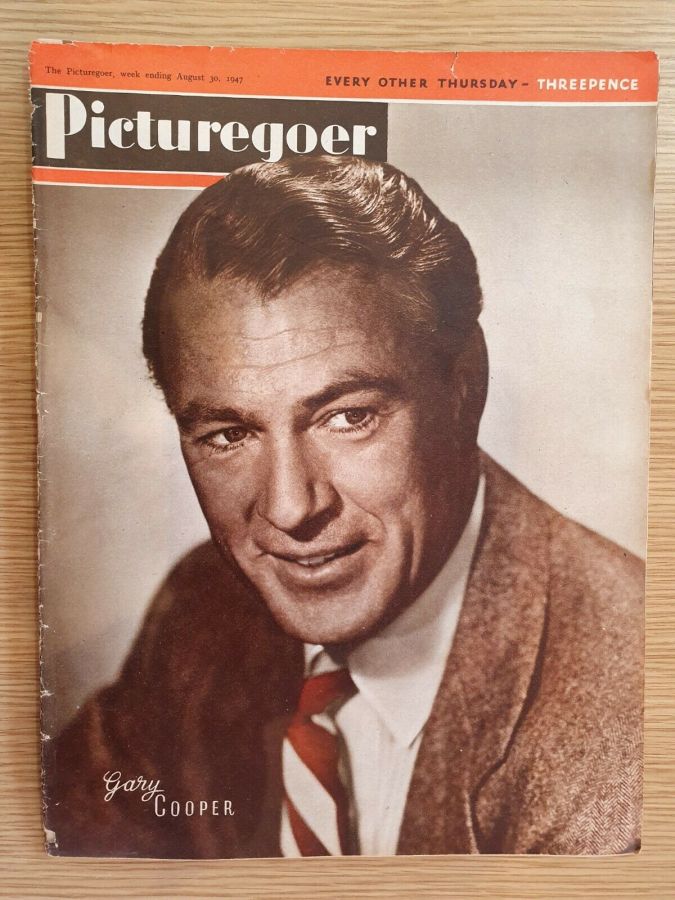 PICTUREGOER magazine side cover Issue 691  Weekly 30 August 1947