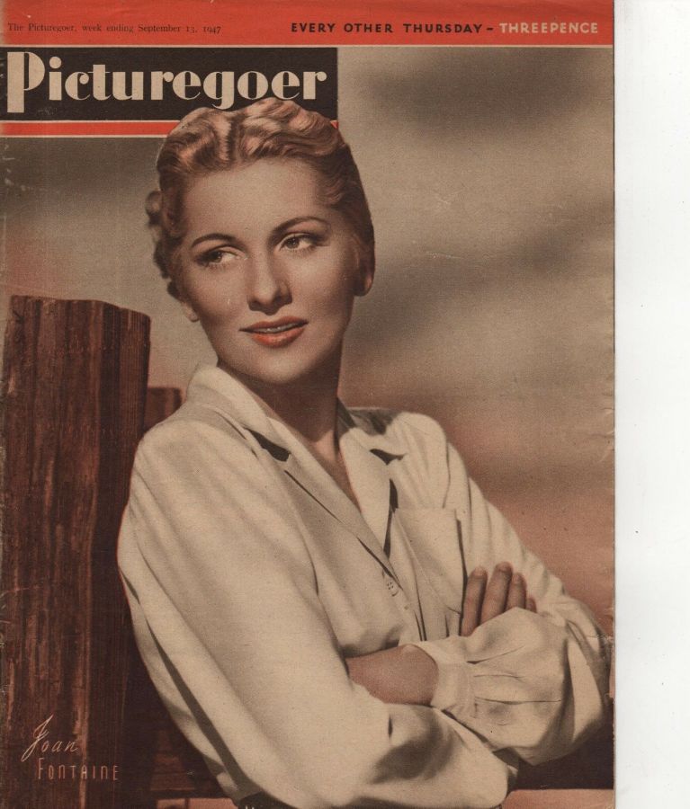 PICTUREGOER magazine side cover Issue 692  Weekly 13 September 1947