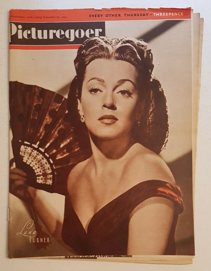 PICTUREGOER magazine side cover Issue 693  Weekly 27 September 1947