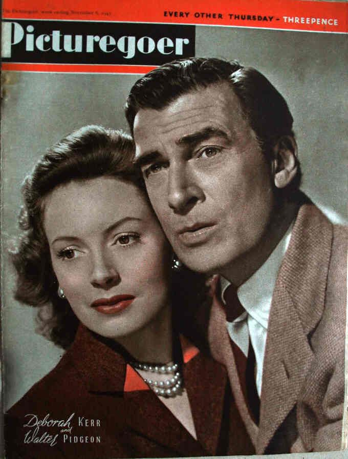 PICTUREGOER magazine side cover Issue 696  Weekly 8 November 1947