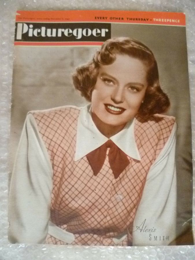 PICTUREGOER magazine side cover Issue 698  Weekly 6 December 1947
