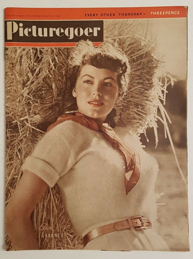 PICTUREGOER magazine side cover Issue 702  Weekly 31 January 1948