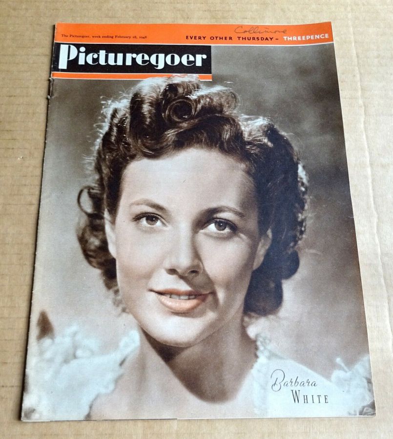 PICTUREGOER magazine side cover Issue 704  Weekly 28 February 1948