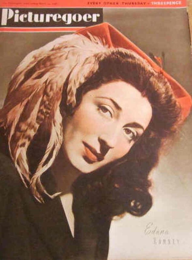 PICTUREGOER magazine side cover Issue 705  Weekly 13 March 1948