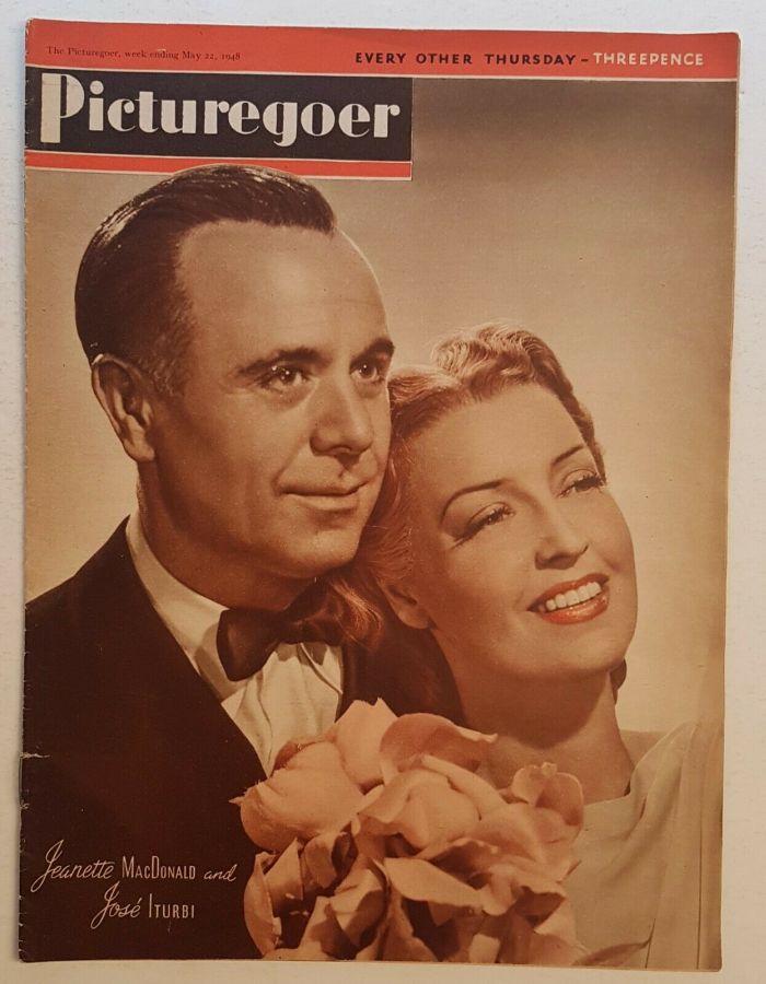 PICTUREGOER magazine side cover Issue 710  Weekly 22 May 1948