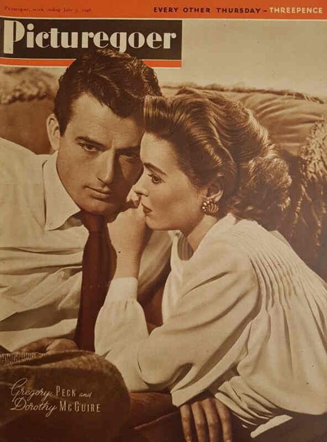 PICTUREGOER magazine side cover Issue 713  Weekly 3 July 1948