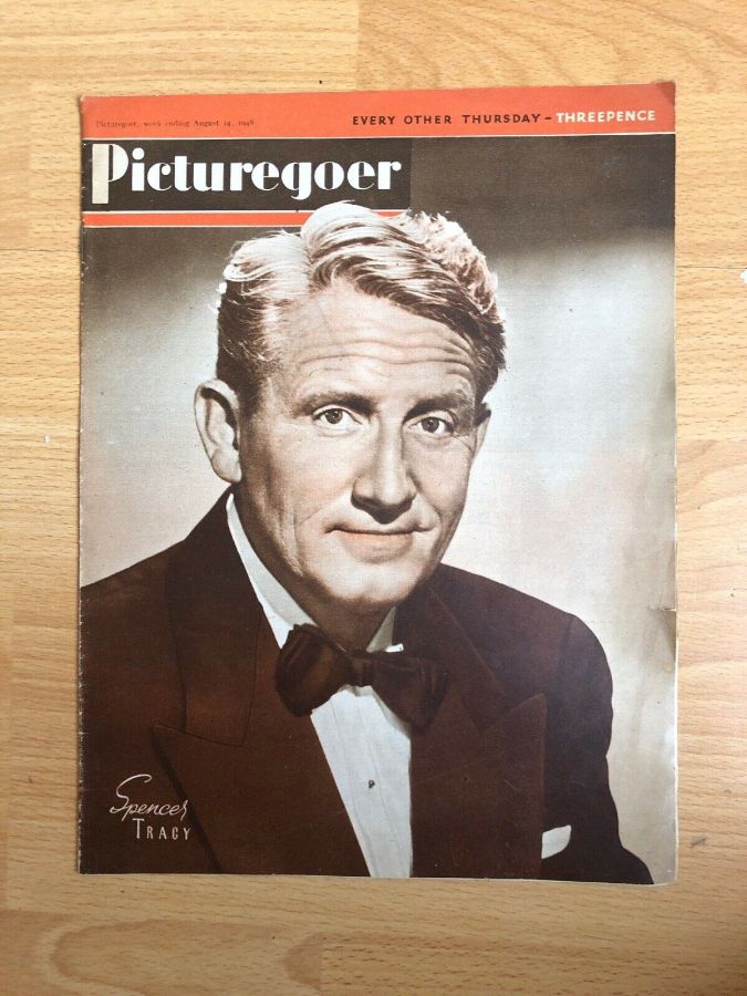 PICTUREGOER magazine side cover Issue 716  Weekly 14 August 1948