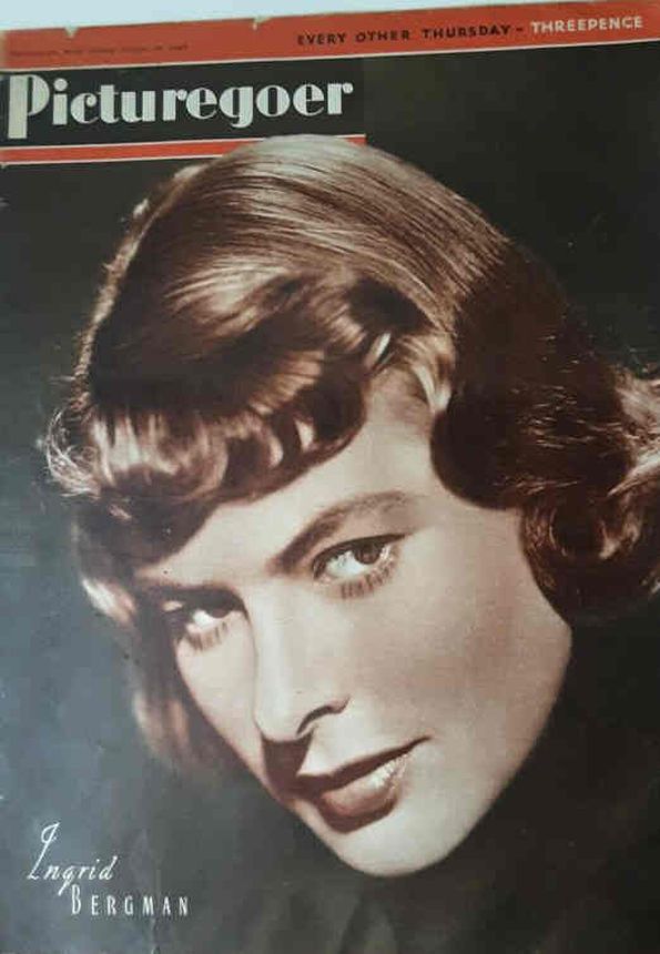 PICTUREGOER magazine side cover Issue 717  Weekly 28 August 1948