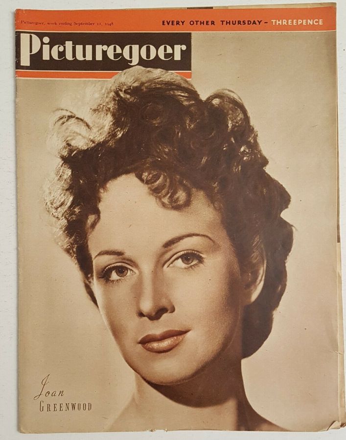 PICTUREGOER magazine side cover Issue 718  Weekly 11 September 1948