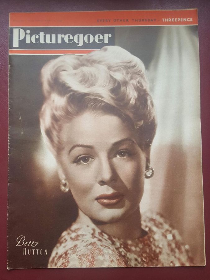 PICTUREGOER magazine side cover Issue 720  Weekly 9 October 1948