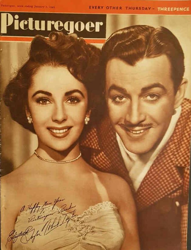PICTUREGOER magazine side cover Issue 726  Weekly 1 January 1949