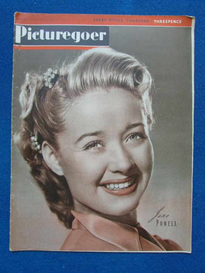 PICTUREGOER magazine side cover Issue 727  Weekly 15 January 1949