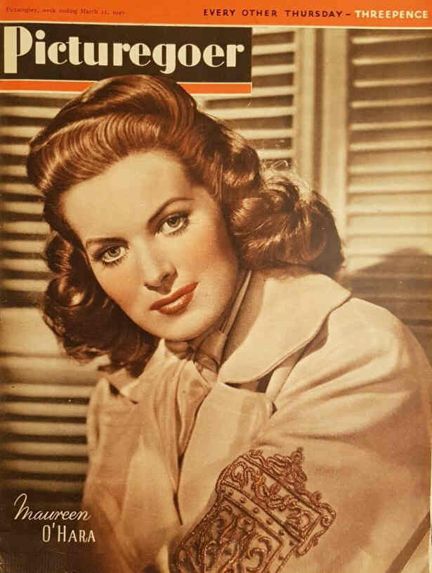 PICTUREGOER magazine side cover Issue 731  Weekly 12 March 1949
