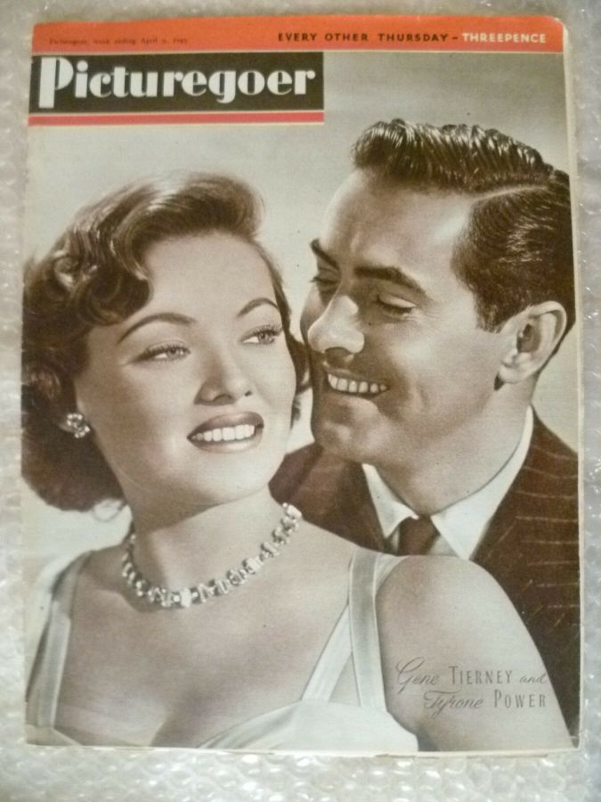PICTUREGOER magazine side cover Issue 733  Weekly 9 April 1949