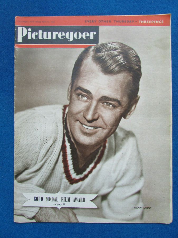 PICTUREGOER magazine side cover Issue 734  Weekly 23 April 1949