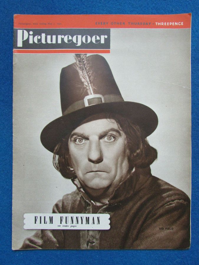 PICTUREGOER magazine side cover Issue 735  Weekly 7 May 1949