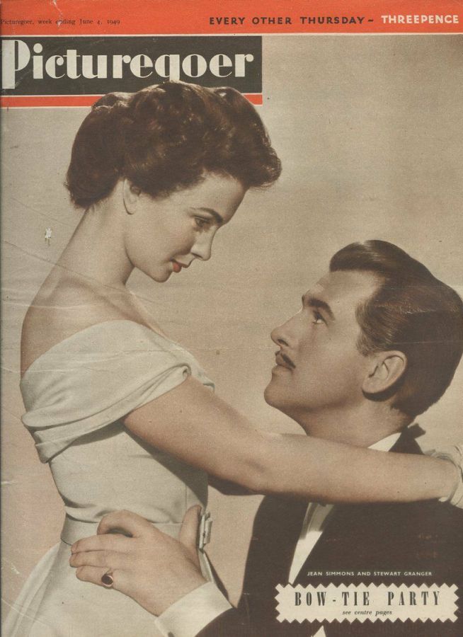 PICTUREGOER magazine side cover Issue 737  Weekly 4 June 1949