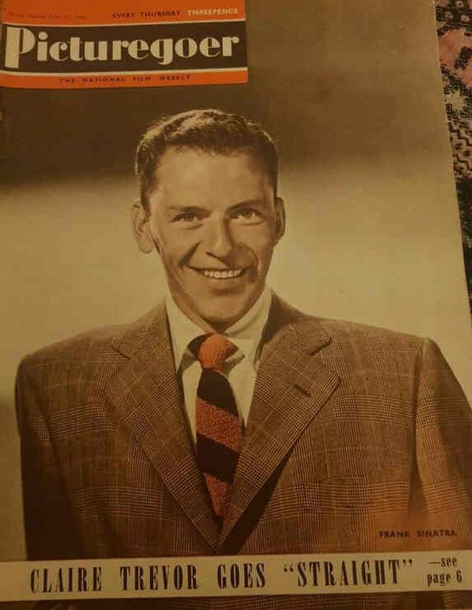 PICTUREGOER magazine side cover Issue 741  Weekly 16 July 1949